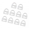 thumbnail image 1 of AMLESO 10pcs Lock Key Shape Pendants DIY Jewelry Making Findings Accessories, 1 of 8