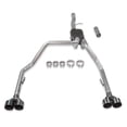 thumbnail image 4 of Flowmaster Exhaust System Kit 817891 American Thunder Cat Back System; Stainless Steel; With Muffler; 3-1/2 Inch Pipe Diameter; Single Exhaust With Quad Exit; Quad Split Rear Exit, 4 of 7