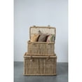 thumbnail image 3 of Creative Co-Op Hand-Woven Cotton and Jute Macramé Lumbar Pillow with Jute Tassels and Mango Wood Beads, 3 of 10