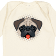 thumbnail image 4 of Inktastic Cute Pug Puppy Dog Boys or Girls Long Sleeve Baby Bodysuit, 4 of 5