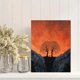 thumbnail image 2 of Qisvanset 12x16 Inch Vintage Tortoises Canvas Print Wall Art, 2 of 5