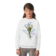 thumbnail image 3 of Awkward Styles Halloween Youth Sweatshirt Mummy Hand Crewneck Tops for Kids, 3 of 5