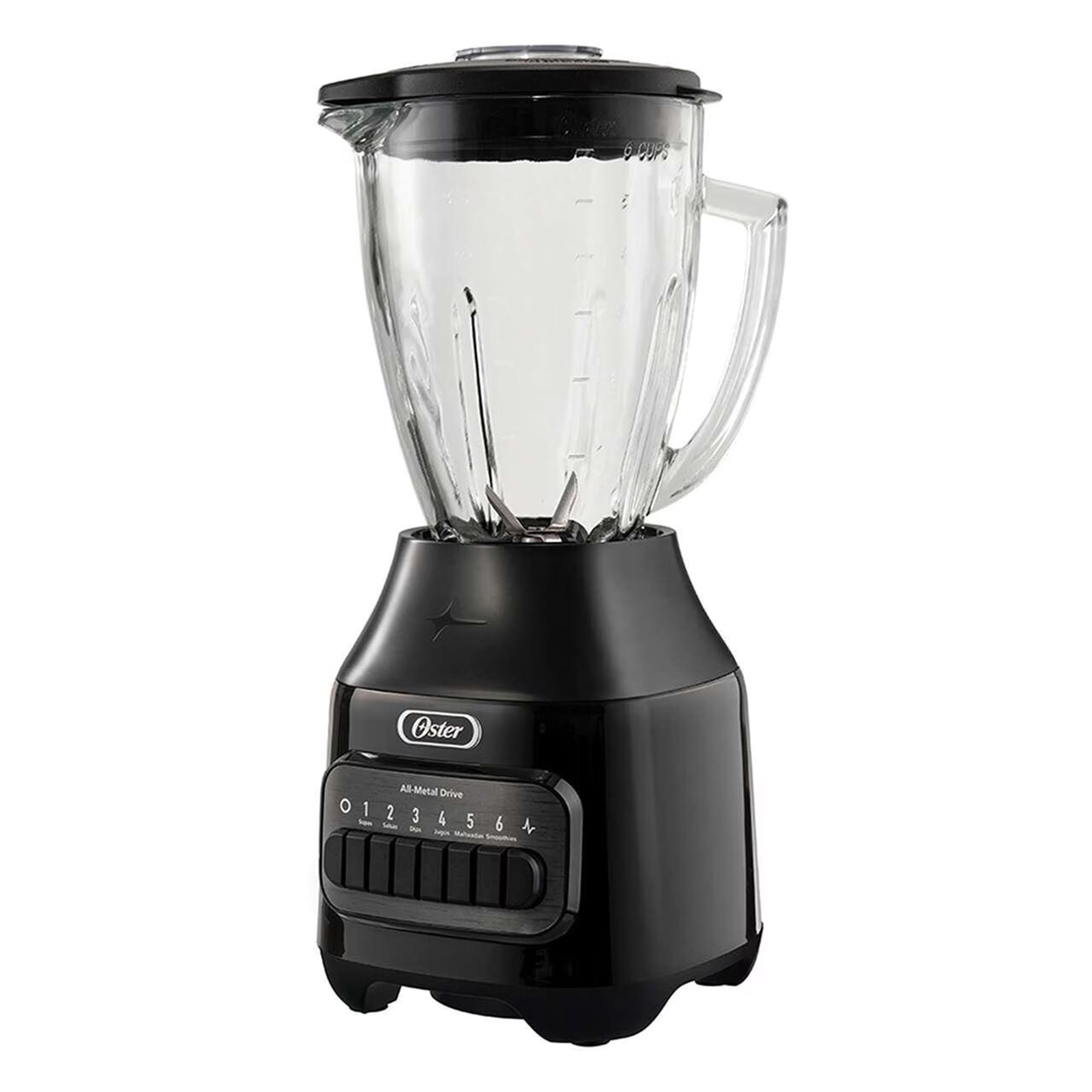 Licuadora Oster Value Plus Negra BLSTPEG-BPB-013 Vaso de Vidrio 6 Vel ...