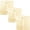 Polished Brass, variant on Stone Harbor Hardware 4" Ball-Bearing Door Hinges, 1/4" Radius Corner, Antique Brass, 2-Pack