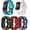 5ColorsC, variant on Double-Color Band Compatible for Fitbit Charge 6 Watch Sport Strap for Women Men Soft Silicone Breathable Wristband for Charge 6 Replacement Band