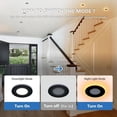 thumbnail image 3 of Black Pot Lights LED 3 Inch Recessed Lighting with Night Light, Dimmable & 5CCT Selectable Slim Wafer Downlight Soffit Lights, 6W, cETL, IC & Wet Rated, 6 Pack, 3 of 7