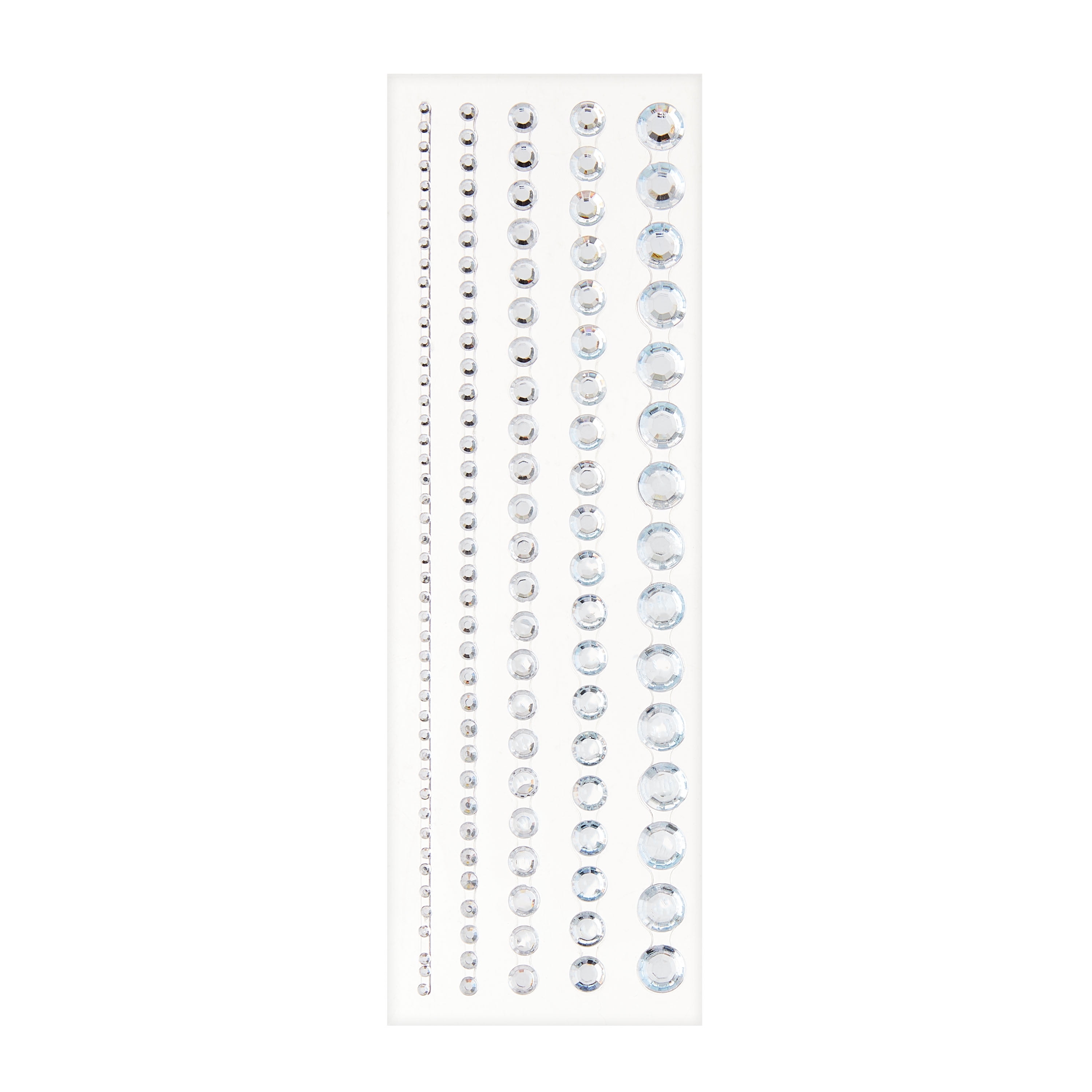 Hello Hobby Clear Rhinestones Strips for DIY Craft Stickers
