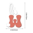 thumbnail image 3 of Decoraciones de Pascua, adornos de Pascua, regalos de Pascua Adorno de letra con orejas de conejo de madera de Pascua Letrero colgante de madera, 3 of 6