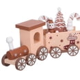 thumbnail image 7 of ELAYARD Wooden Mini Snowman Train Set for Christmas Table Decor Multi Colored Holiday Accent 7.5 x 4.5 x 3.5 inches, 7 of 7