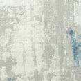 thumbnail image 4 of LR Home Isone Harry Gray/Blue Contemporary Abstract Polyester Blend Area Rug, 9' x 12', 4 of 8