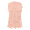 thumbnail image 2 of Tank Tops For Women Lace V Neck Tunic Tank Tops Casual Sleeveless Shirt Blouse Camisole Tops For Women, 2 of 6