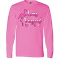 thumbnail image 3 of Inktastic Las Vegas Flamingo Silhouette in Pink Long Sleeve T-Shirt, 3 of 5