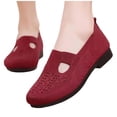 thumbnail image 5 of Busydd Women Shoes Comfortable Breathable Slip On Shoes Women Casual Closed Toe Low Heel Women Footwear 8.5, 5 of 6