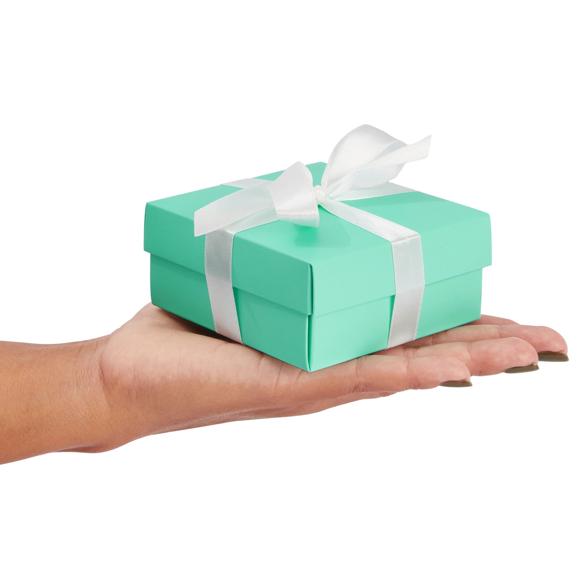 Turquoise Gift Boxes - with Lids and Bases - Box and Wrap
