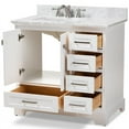 thumbnail image 4 of Baxton Studio Amaris 36" Marble Top Bathroom Vanity in White, 4 of 10