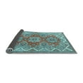 thumbnail image 2 of Ahgly Company Indoor Square Persian Light Blue Traditional Area Rugs, 7' Square, 2 of 4