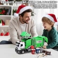 thumbnail image 4 of Garbage Truck Bin Lorry Toy with Lights Sounds, Friction-Powered Gift Kids 1:32, 4 of 4