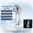 thumbnail image 3 of Fan Turbo Portable Handheld Transparente USB Regalos Recargables (), 3 of 9