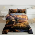 thumbnail image 2 of Castle Fairy Railroad Steam Engine Bedding Comforter Set 2pcs for Teens,Transportation Theme Twin Comforter Sets Microfiber,Railway Train Breathable Bedding Set,Super Cozy Room Decor,Reversible, 2 of 8
