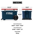 thumbnail image 6 of RTIC 52 Qt 76-Can Ultra-Light Rolling Cooler, Patriot, 6 of 9