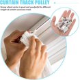 thumbnail image 4 of Shiyou-50 Pcs Poulie de Rideau Tringle de Plafond Accessoires de Rideau Rouleau Crochet Lourd, 4 of 4