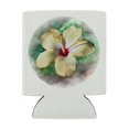 thumbnail image 2 of Tropical Yellow Hibiscus Flower Hawaiian Vacation Can Cooler - Drink Sleeve Hugger Collapsible Insulator - Beverage Insulated Holder, 2 of 4