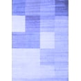 thumbnail image 1 of Ahgly Company Indoor Rectangle Checkered Blue Modern Area Rugs, 5' x 7', 1 of 4