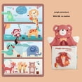 thumbnail image 3 of Interactive Baby Cloth Books With Animal Hand Puppets, Sensory Stimulation For Infants, Early Education, 3 of 8