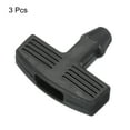 thumbnail image 3 of Recoil Handle Pull Starter 2.83"x2.48"x0.83" for Lawn Mower, Generator, Engine Power Equipment Black Pack of 3, 3 of 4