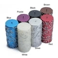 thumbnail image 2 of Zest Candle CPS-008-12 3 x 6 in. Blue Scroll Pillar Candle -12pcs-Case - Bulk, 2 of 5