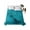 Teal, variant on TwinSize Flat Sheet Only, Sage Green Eucalyptus Leaves Soft Brushed Microfiber Bed Sheets, Farmhouse Stripe Botanical Hotel Quality Breathable Bedding Top Sheet, Easy Care, 66"x96"
