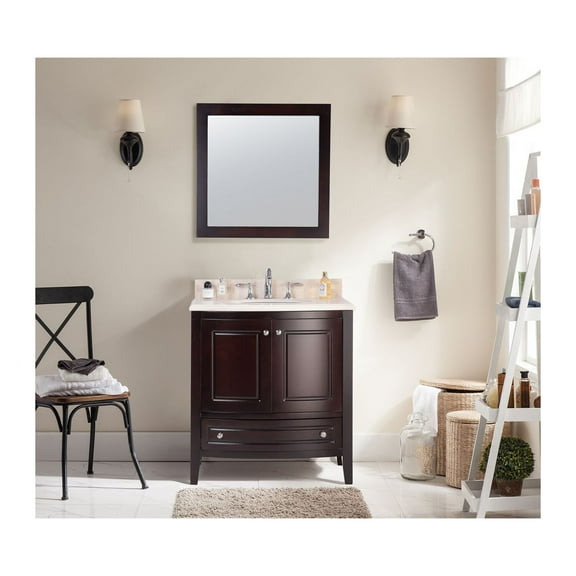 Estella 32 - Brown Cabinet   Jerusalem Gold Counter