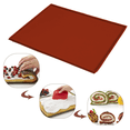 thumbnail image 4 of Estera para pastel de rollo suizo - Lámina de silicona multiusos flexible Bandeja para rollo de gelatina antiadherente Bandeja para hornear Estera para repostería, 4 of 5