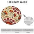 thumbnail image 3 of Round Elastic Tablecloth,Waterproof Table Cover,Pioneer Table Cloth Fits 36"-44" Round Tables for Dinner Outdoor Picnic Flowers, 3 of 3