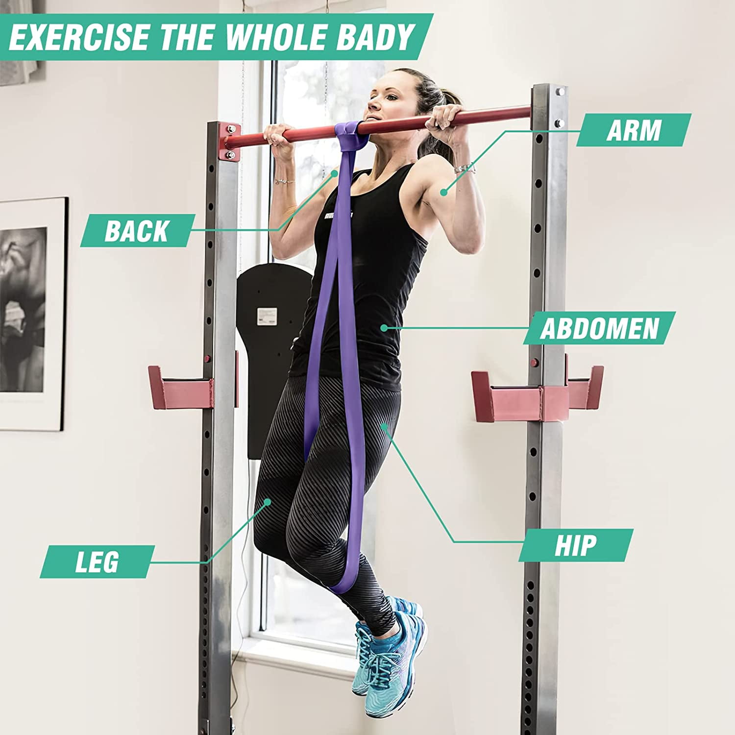 Resistance Band Pull Up Bands Pull Up Assistance Bands Workout Bands Exercise Bands Resistance Bands Set for Legs Working Out Muscle Training