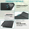 thumbnail image 6 of Black Rubber Truck Floor Mat Liner Protective Cover 5.5 Feet-Black Rubber Truck Bed Floor Mat Liner, 6 of 9