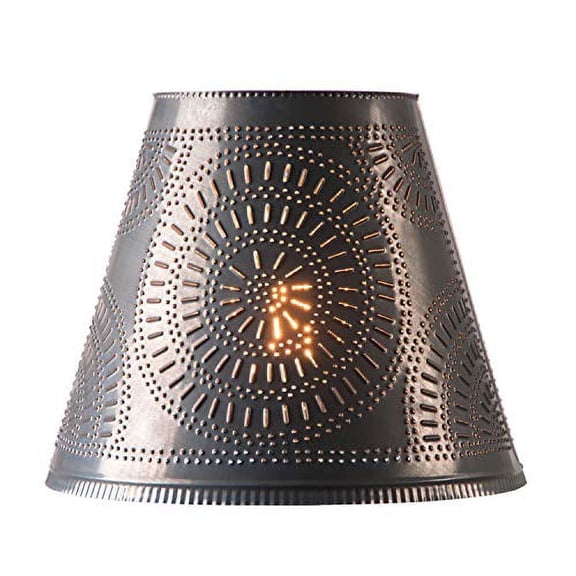 Irvins Country Tinware 14-inch Fireside Shade with Chisel Kettle Black