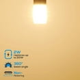 thumbnail image 4 of TORCHSTAR 12-Pack G4 LED Bulbs, for Outdoor Landscape Light, Deck, Stair, Step, Path Lights, T3 JC Type Bi-Pin G4 Base Halogen Bulbs, 3000K Warm White, 12VAC/DC, 20-30W Halogen Equivalent, 4 of 7