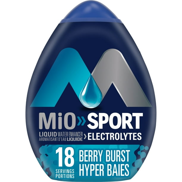 MiO Sport Electrolytes Berry Burst Liquid Water Enhancer, 48mL Walmart.ca