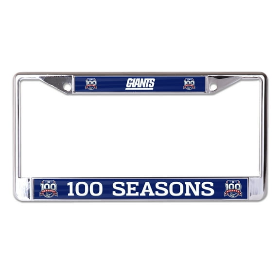 WinCraft New York Giants 100th Season Metal License Plate