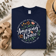 thumbnail image 2 of Christian Wildflower Amazing Grace Graphic T-Shirt, 2 of 6