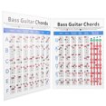 thumbnail image 2 of LHCER Bass Note Chart,Bass Guitar Chords Chart 4‑String Electric Reference Paper Exercise Tool for Beginners,Guitar Poster, 2 of 8