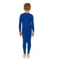 thumbnail image 4 of Thermajohn Thermal Underwear for Boys Long Johns Set Kids (Royal Blue, X-Small), 4 of 5