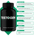 Testogen Alpha Male Testosterone Booster - Max Strength, Muscle, Energy ...
