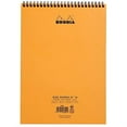 thumbnail image 3 of Rhodia Wire-Bound Sketchbook, Graph, 8.25 in x 11.75 in, Orange, 3 of 3