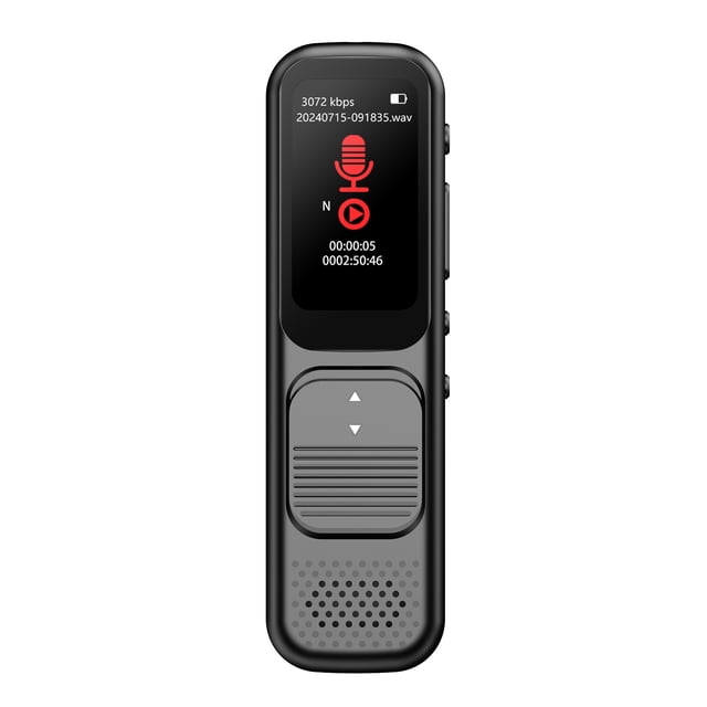 Grabadora de Voz Digital ANGGREK Grabación 80H 3072 Kps Reducción de Ruido USB C