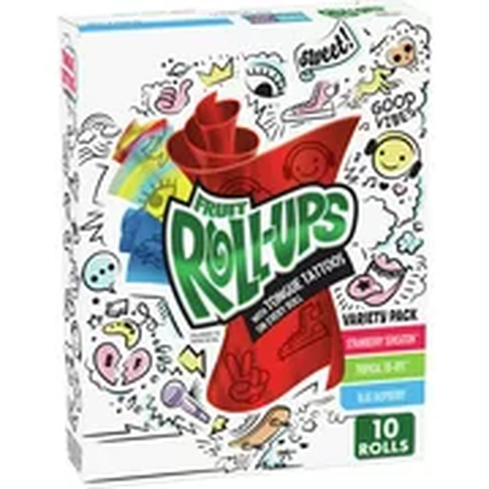 Fruit Roll-Ups Fruit Flavored Snacks Variety Pack Pouches (Pack of 2)