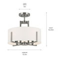 thumbnail image 2 of Kichler Lighting - Malen - 4 Light Semi-Flush Mount-14.25 Inches Tall and 15.5, 2 of 9