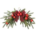 thumbnail image 1 of Guirlande de Noël en Forme de Goutte d'Eau avec Fruits Rouges et Pommes de Pin, Décoration de Fête, 1 of 21