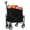Black, variant on Folding Wagon Cart Beach Wagon Heavy Duty Utility Cart Utility Wagon Grocery Cart for for Camping